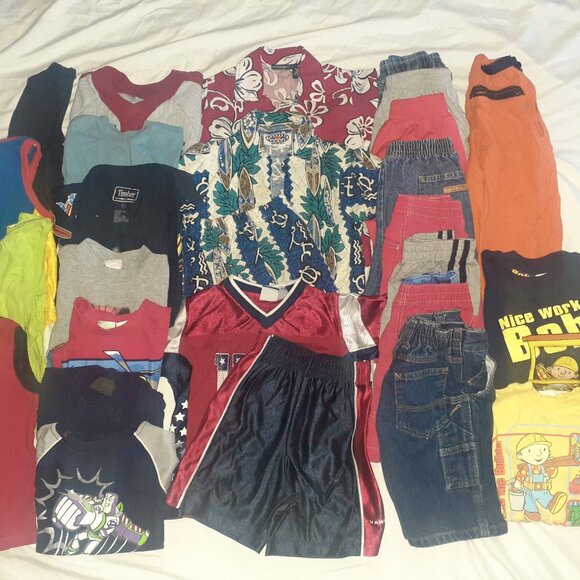 HUGE 28 PC lot of kids clothes outfits DISNEY STORE~BOB THE BUILDER-Boys size 4T - Picture 5 of 5